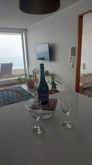 Apartamento Espectacular Departamento En Renaca - Vina Con Hermosa Vista Al Mar Y Piscina Temperada