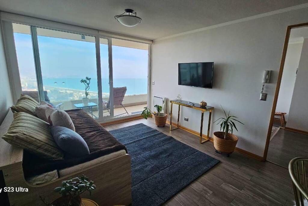 Espectacular Departamento En Renaca - Vina Con Hermosa Vista Al Mar Y Piscina Temperada * Vina del Mar