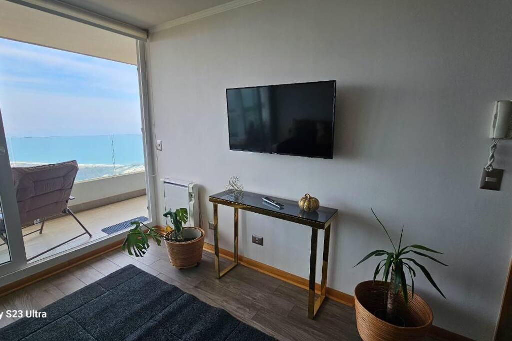 Espectacular Departamento En Renaca - Vina Con Hermosa Vista Al Mar Y Piscina Temperada