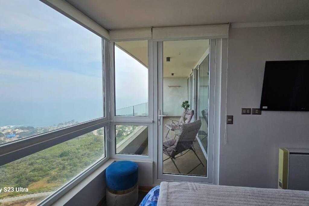 Espectacular Departamento En Renaca - Vina Con Hermosa Vista Al Mar Y Piscina Temperada Apartamento *